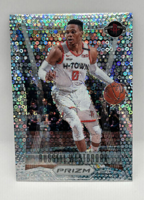 2020-21 Panini Prizm Basketball Flashback Russell Westbrook #14 Fast Break Prizm