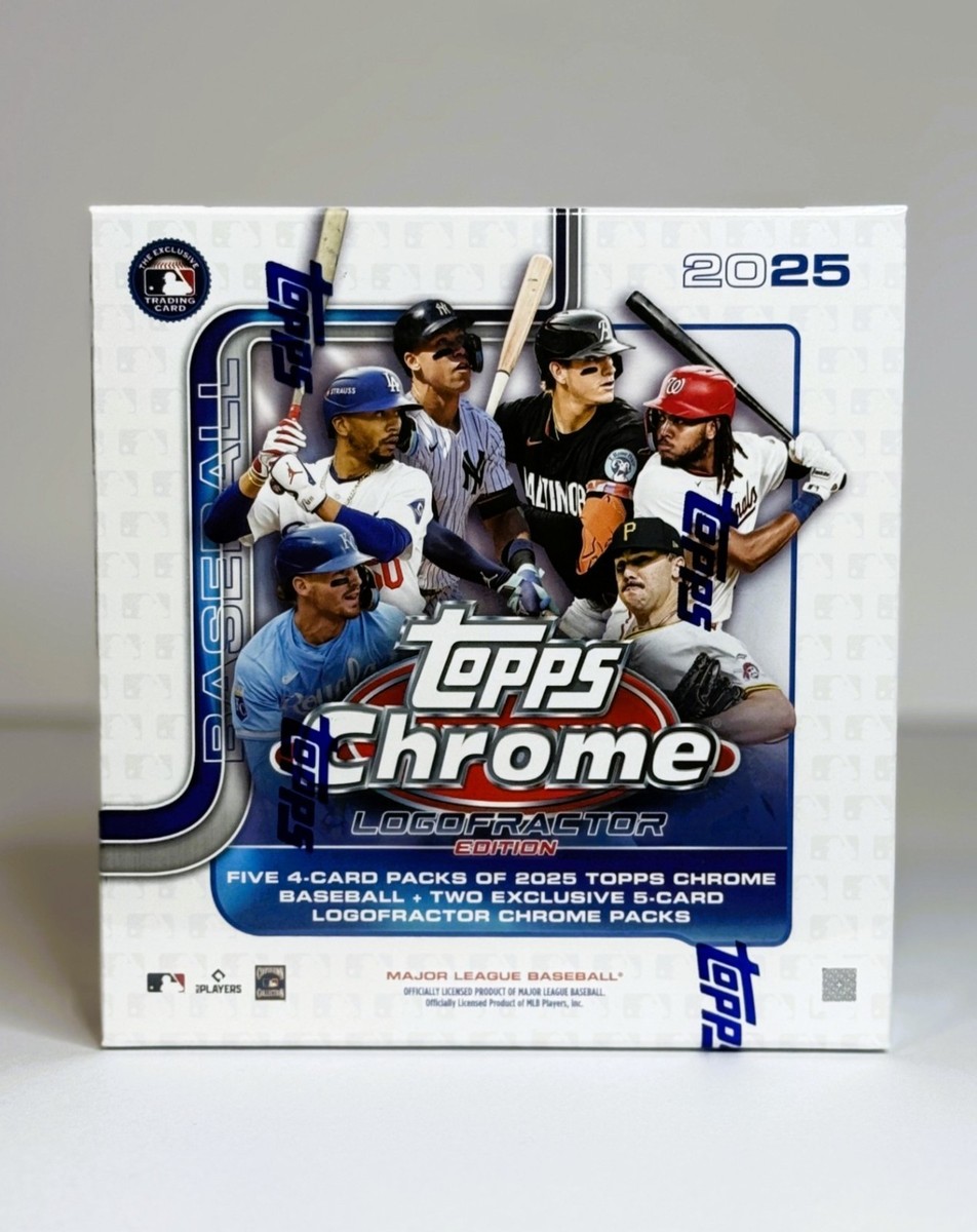 2025 Topps Chrome Logofractor MLB Mega Box Factory Sealed | eBay