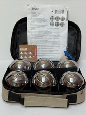 Boule francese stile bocce bocce set 6 palline in metallo gioco da giardino