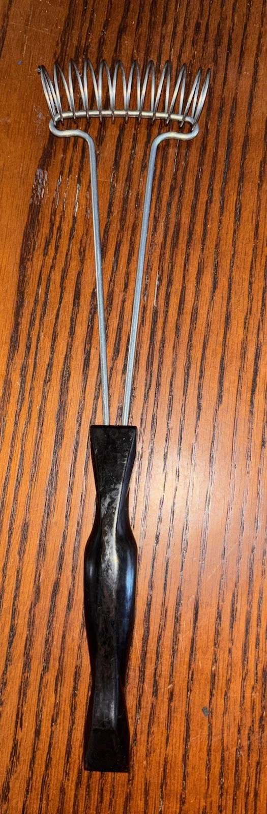 Cutco Whisk Wisk Wire Egg Beater Stainless Steel Brown Handle