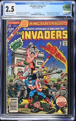The Invaders Annual #1 CGC 2.5 (Marvel Comics September 1977) Key Issue