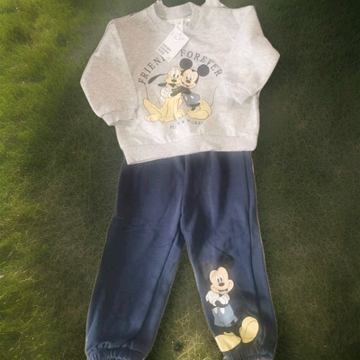 Mickey Sweat Anzug Gr 92 Pullover, Hose Von H&M