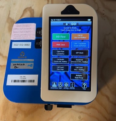 Orflo Moxi GO II Flow Cytometer / Cell Analyzer