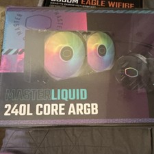 Cooler Master MasterLiquid 240L Core ARGB Liquid CPU Cooler 120mm Multicolor