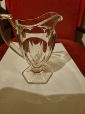 antique davidson chippendale creamer manganese glass