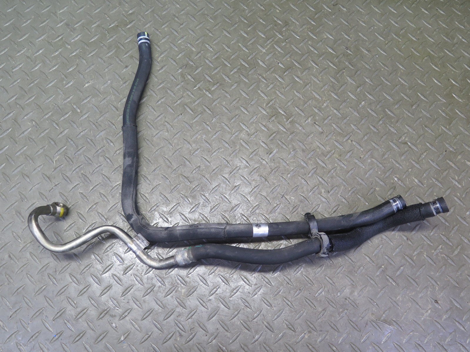 2012 MASERATI GRANTURISMO M145 4.7L POWER STEERING HOSE PIPE LINE SET OF 2