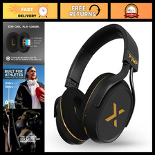 Wireless Over-Ear Headphones, Bluetooth, Powerful Bass, Noise Cancelling, Gym Co