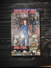 2009 NECA TMNT Teenage Mutant Ninja Turtles Mirage April O'Neil (Blue Suit) nuovo