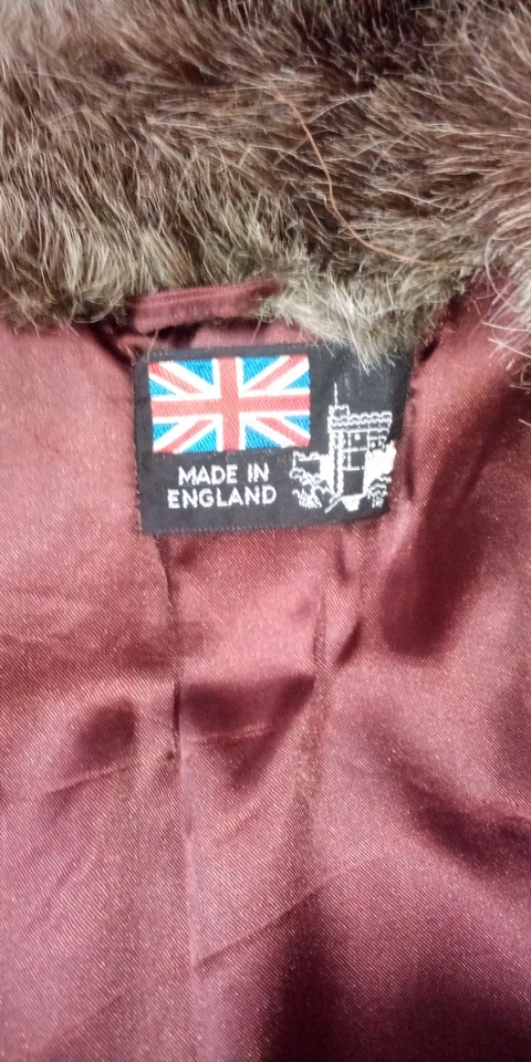 Винтажный 60-х Rosewin "Mod" "Penny Lane" искусственного меха пальто. - Изображение 4 из 4