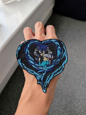 Howl's Moving Castle Zauberer Heulen & Sophie Herz bestickt Bügelbild Aufnäher Patch