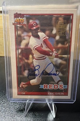 2003 Topps All-Time Fan Favorites - Autographs Eric Davis #FFA-ED (AU)