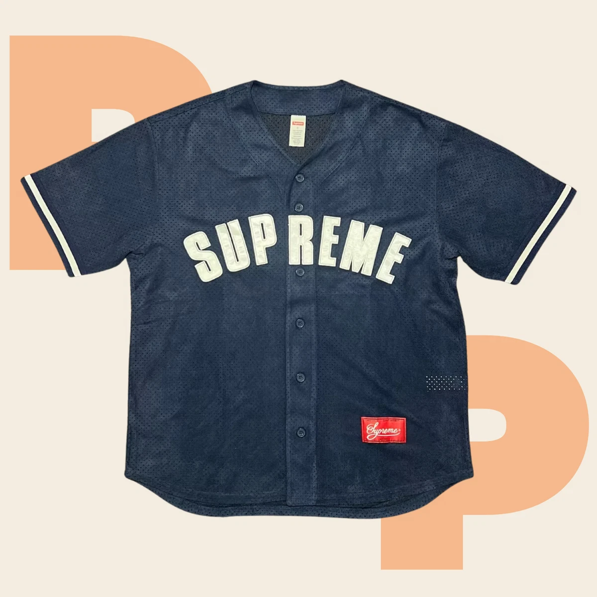 Supreme男式网眼棒球运动服上衣| eBay