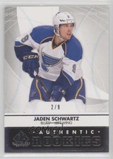 2012-13 SP Game Used Edition Authentic Rookies 2/9 Jaden Schwartz #144 4p5