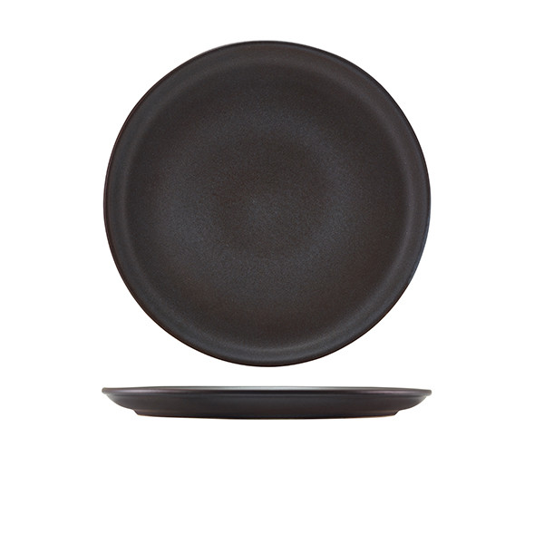 Terra Stoneware Antigo Coupe Plate For Hotel Restaurant Kitchen 24cm Pack of 6