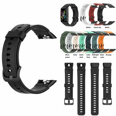 Silicone Sports Watch Band Strap Bracelet for Huawei Band 6/Honor Band 6 Watch