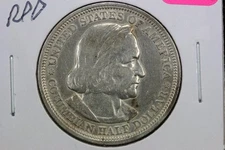 1893 over 3 Columbian Exposition Half Dollar Repunched Date Error FS-301 4XVZ