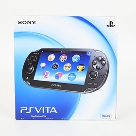 Sony PS Vita Console PCH-1000 ZA01 Crstal B lack Boxed Tested
