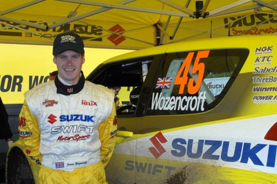 James Wozencroft (GBR) at shakedown service 2007 WRC Rally Car Old Photo