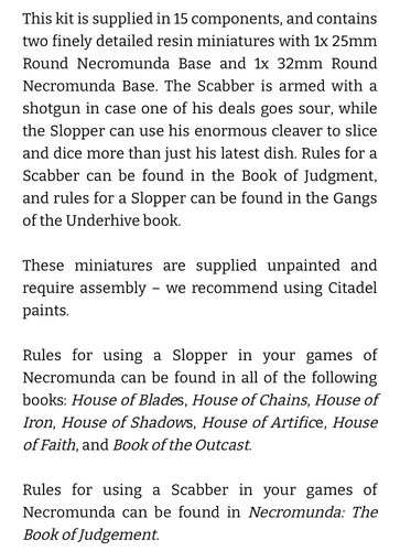 🧅🐀🍛 Slopper and Scabber - Necromunda Hangers-On - Forge World - Nuevo en caja 💀🤝💰 - Imagen 12 de 12