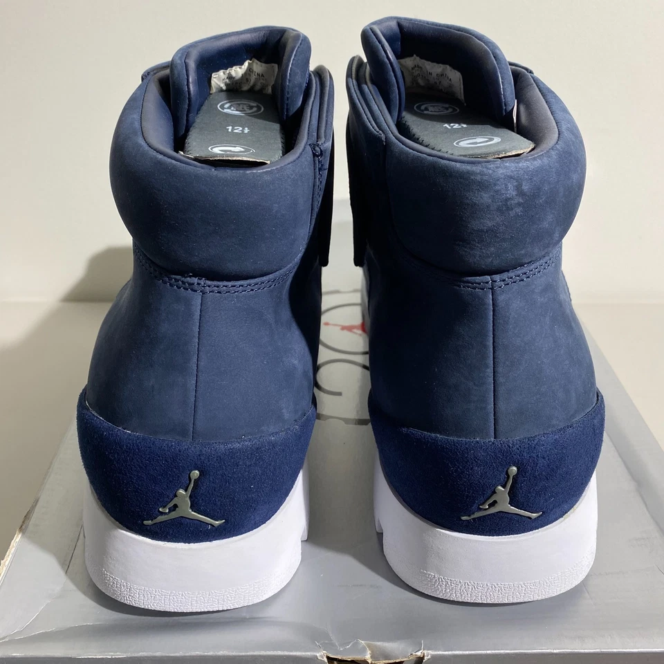 Talla 12.5 - Bota Air Jordan Boss Jumpman 2005 Azul Marino Para Hombres 311048-411 ¡Envío Rápido! Foto 4 de 4