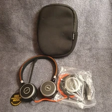 Jabra Evolve 40 Black Headsets and GN ENC010 With Case Brand New Condition 
