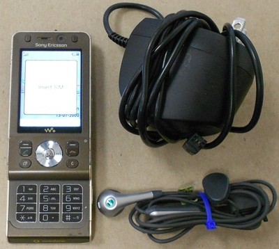 Sony Ericsson W910i Havana Bronze Very Rare Bundle Fully Functional 0323-03M