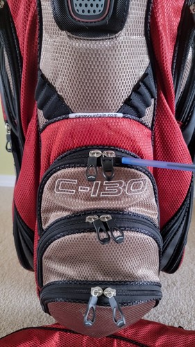 Sun Mountain 14 Way Divider C-130 Cart Golf Bag With Rain Cover - Picture 4 of 14
