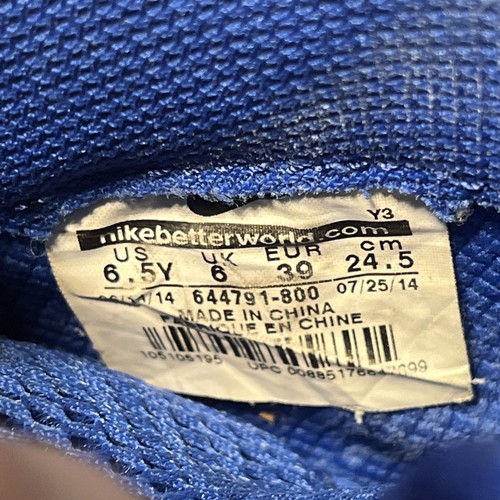 Scarpe Nike Foamposite One Knicks arancione blu sneaker 644791 800 taglia 6,5 anni - Foto 19 di 19