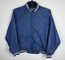 Vintage Sears Windbreaker / Jacket / Size Medium / Navy Blue