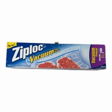 Ziploc Sellador al Vacío Bolsa Congelador Recargas Galón Tamaño 8 Bolsas Selladas Descontinuadas