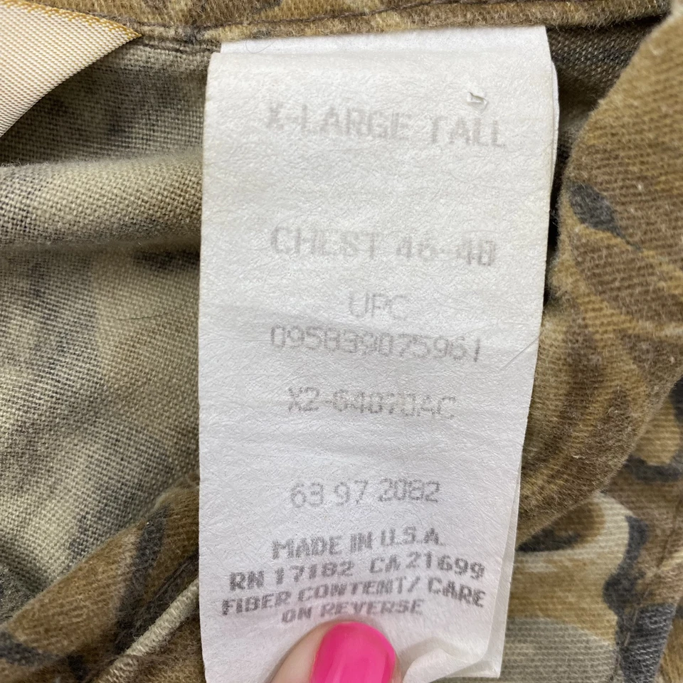 Redhead Hunting Men's XL Tall Camouflage One Piece Jumpsuit Conceal Coveralls - Image 4 of 4