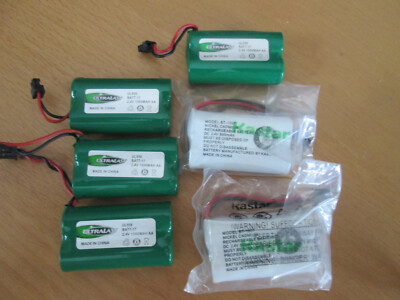 6 Cell phone Bateries BT-1007 Uniden Ultralast UL956 New & Used