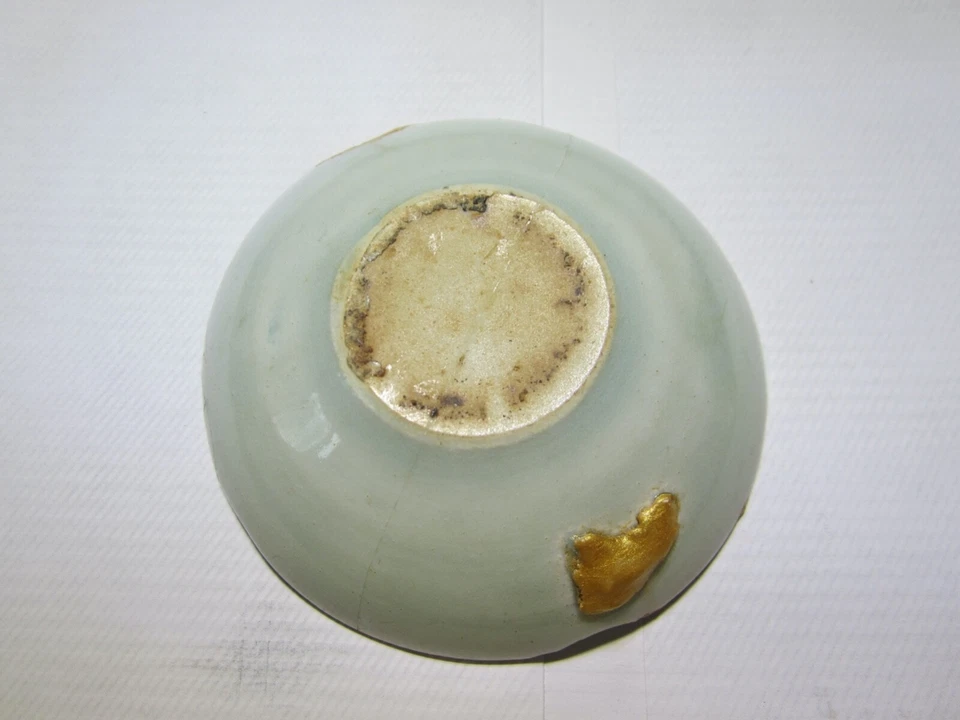 ANTIGUO PLATO SALPICADO CHINO UN PEQUEÑO - Dinastía Song Qingbai, dinastía Song Foto 2 de 4