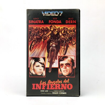 LOS ANGELES DEL INFIERNO ROGER CORMAN P. FONDA NANCY SINATRA WILD ROAD MOVIE VHS