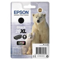Original Epson 26XL Schwarz XP-510 XP-520 XP-600 XP-605 610 Ovp Datum 02/2021