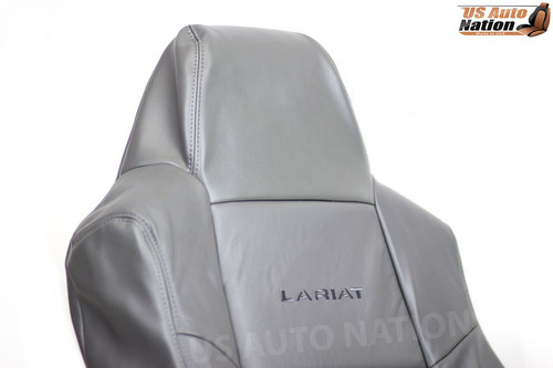 2002-2007 Ford F250 Lariat -Driver Side Lean Back Replacement Leather Seat Cover - Picture 10 of 11