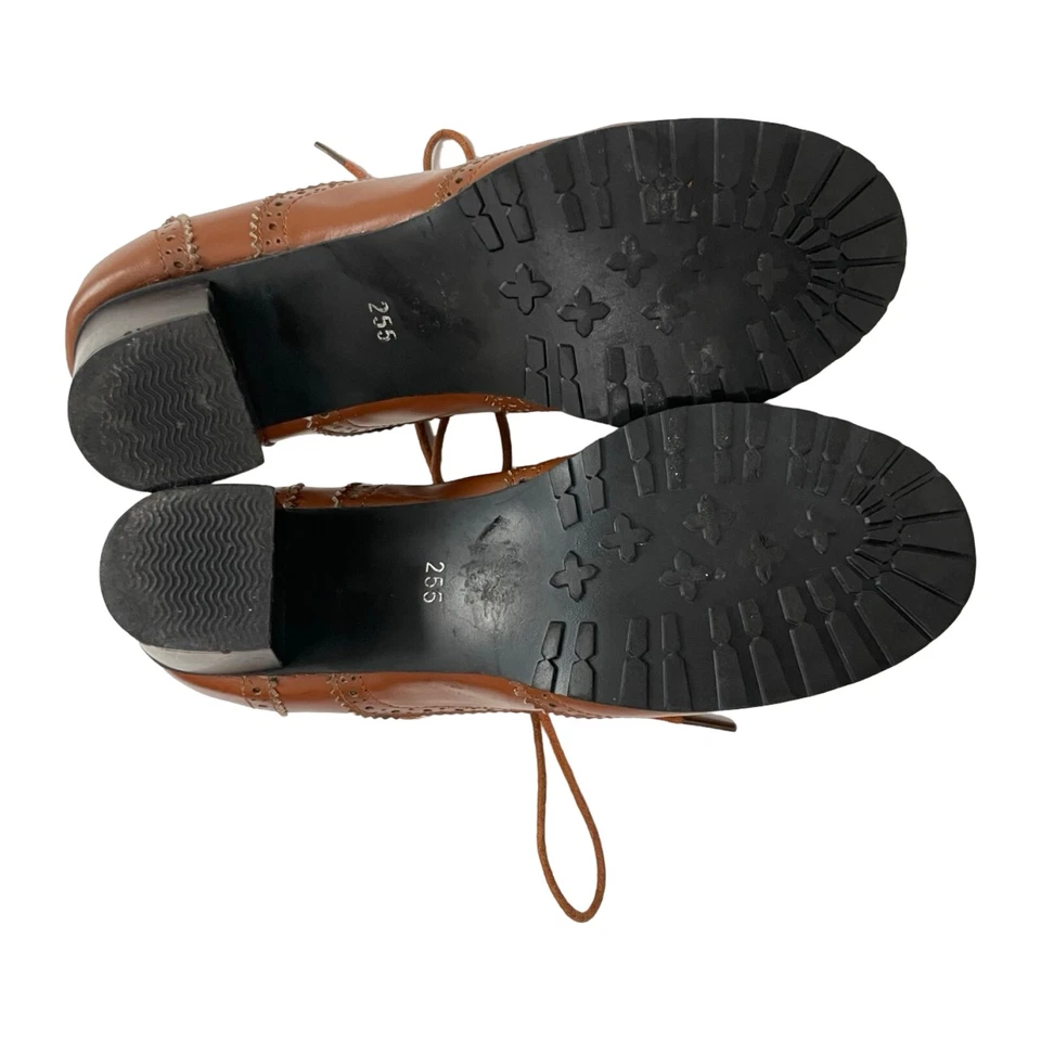 Zapatos mocasines vintage con tacón y2K imitación cuero talla 255 EE. UU. 8 M Foto 2 de 4