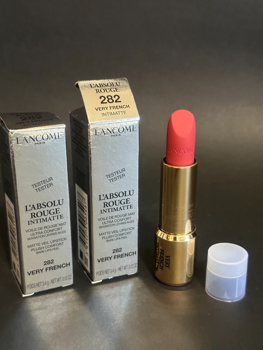 Lancome L'absolu Rouge Lipstick #282 VERY FRENCH x2 Lip Color nib