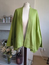 Fenn Wright & Mason Ladies Linen Lagenlook Medium Weight Linen Jacket Size 18...