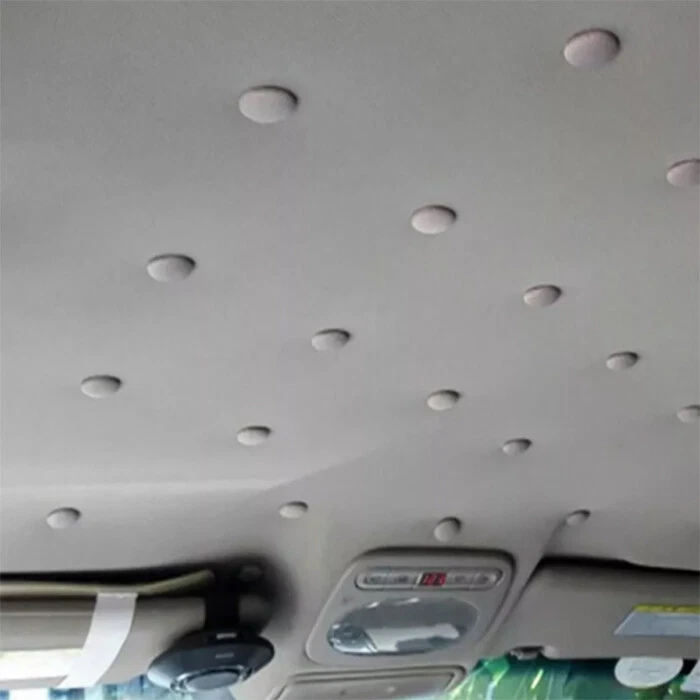 60x Para Reparación Cabezal Pin Interior Coche Techo Hebilla Fijación a Presión con Tornillos Foto 2 de 4