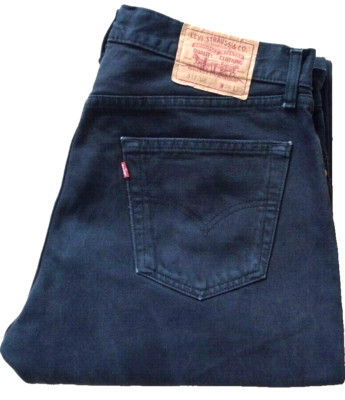 Levis 517 02 Straight Leg Dark Navy Blue Denim Jeans W 36 L 31