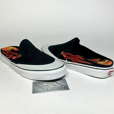 Vans x A$AP Worldwide Rocky Classic Slip-On Mule Blk Orng Flame