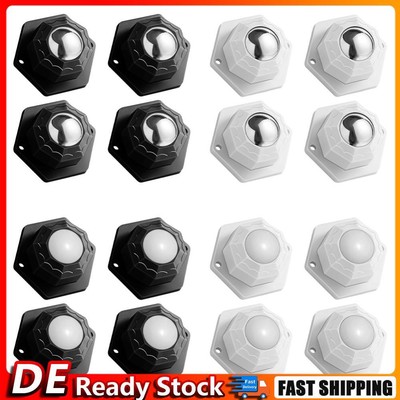 4pcs Roller Wheel Caster Wheels Sticky for Trash Can Storage Box Small Furniture