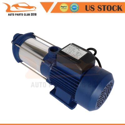 1.5HP 220V 1100W 1'' SHALLOW WELL JET WATER PUMP GARDEN SPRINKLER Brand New