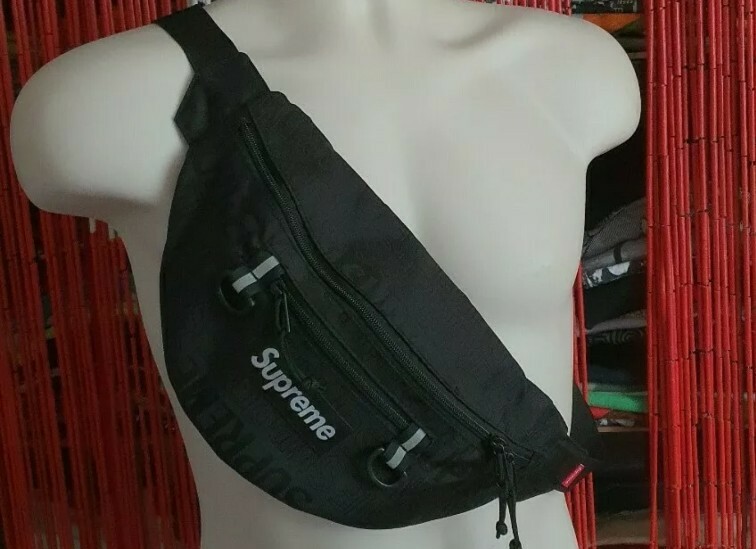 【新品】Supreme Waist Bag black 19ss CORDURA SS19 Supreme black waist bag Cordura fabric Belt Shoulder | eBay
