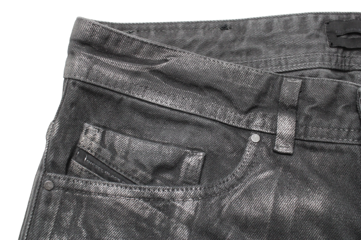 DIESEL Black Gold Type-242 BG812 Jeans Men W28 Shiny Look DIESEL Black Gold Type-242 BG812 Jeans Men W28 Shiny Look
