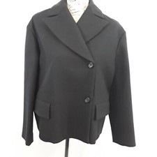 New Marni Dark Crop Giacca Jacket Size 38