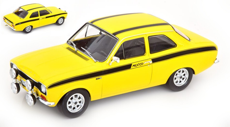 Vehicles 1:18 Scale Model Car FORD ESCORT MK1 MEXICO 1973