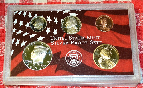 2003 U.S. Mint Silver Proof Set w/ COA - Picture 2 of 5