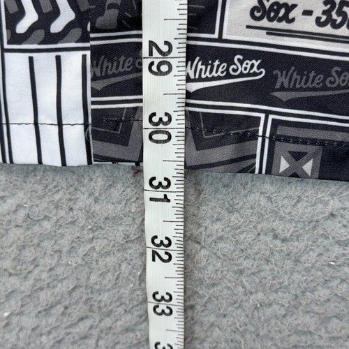 Chicago White Sox Hawaii Herren Hemd mit Knopfleiste XL schwarz grau Bettler Pizza - Bild 4 von 9